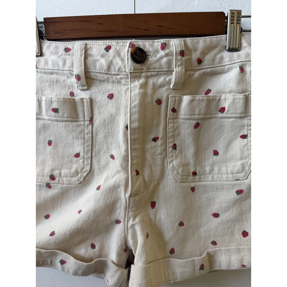 Madewell Emmett Shorts in fresh strawberries size 24 - Picture 4 of 8